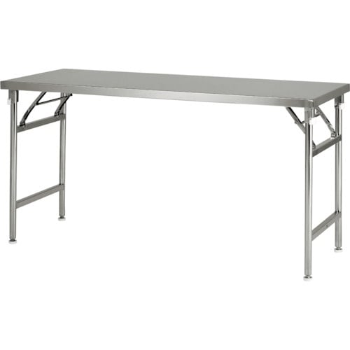 テックサス 脚折りたたみ式ステンレス作業台 150