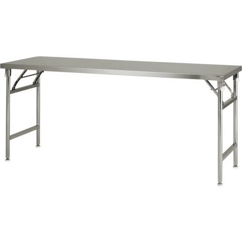 テックサス 脚折りたたみ式ステンレス作業台 180