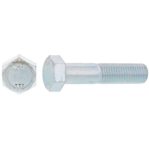 SUNCO 三価ユニクロ 鉄 六角ボルト 半ネジ