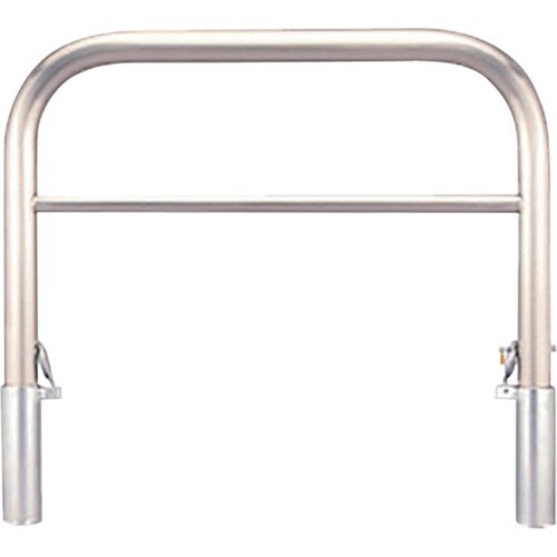 カネソウ 車止め アーチ型 横バー付 ステンレス製