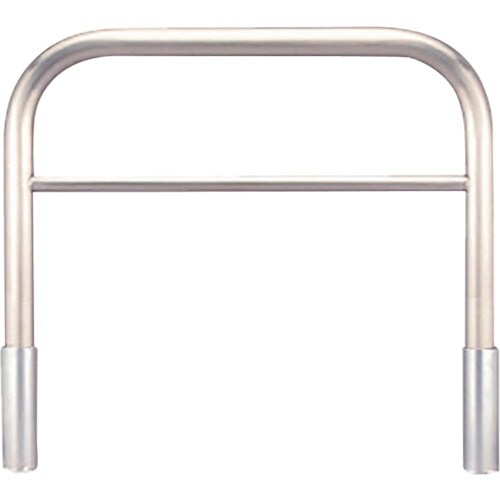 カネソウ 車止め アーチ型 横バー付 ステンレス製