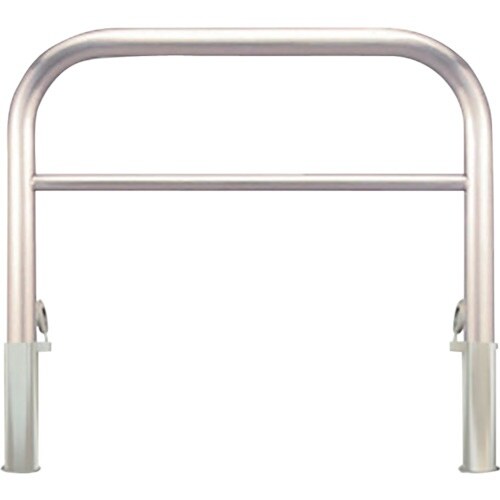 カネソウ 車止め アーチ型 横バー付 ステンレス製