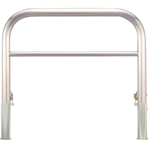 カネソウ 車止め アーチ型 横バー付 ステンレス製