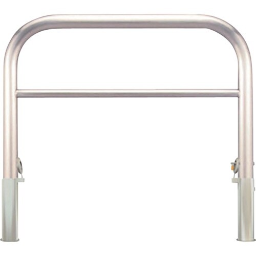 カネソウ 車止め アーチ型 横バー付 ステンレス製