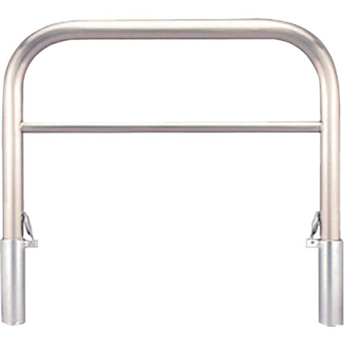 カネソウ 車止め アーチ型 横バー付 ステンレス製