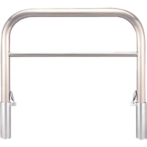 カネソウ 車止め アーチ型 横バー付 ステンレス製