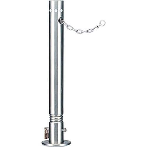 カネソウ 車止め 上下式 ステンレス製 スプリング