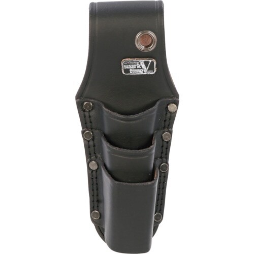 コヅチ 牛黒床皮 ペンチ3段差し