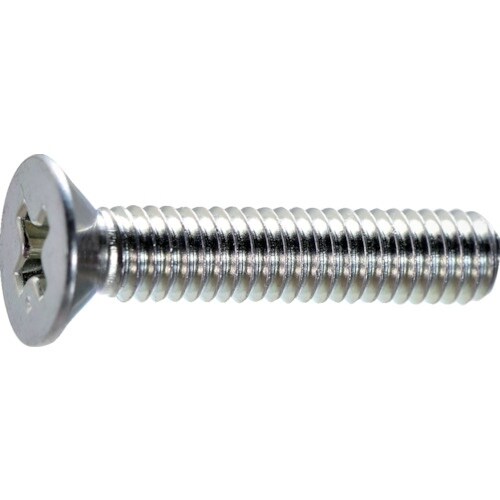 TRUSCO 皿頭小ねじ 三価白 M4×25 26