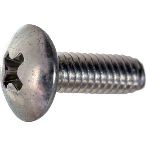 TRUSCO トラス頭低トルクねじ 三価白 Sタイ