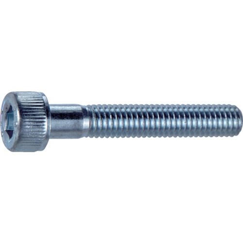 TRUSCO 六角穴付ボルト 三価白 半ネジ M3