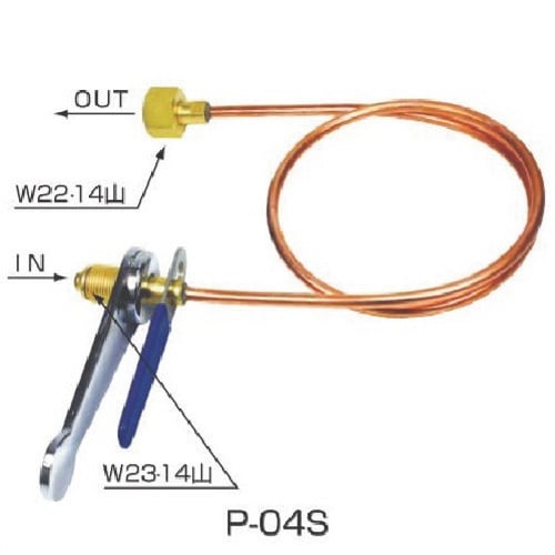 YAMATO 銅連結管 P−04S L=1000