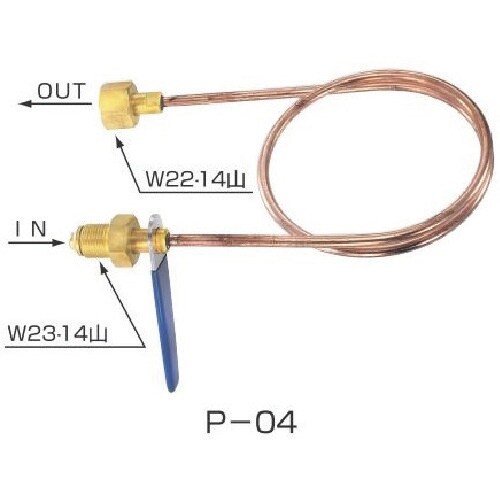 YAMATO 銅連結管 P−04 L=1000