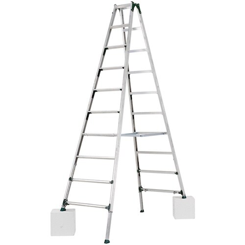 タスコ 伸縮脚付専用脚立