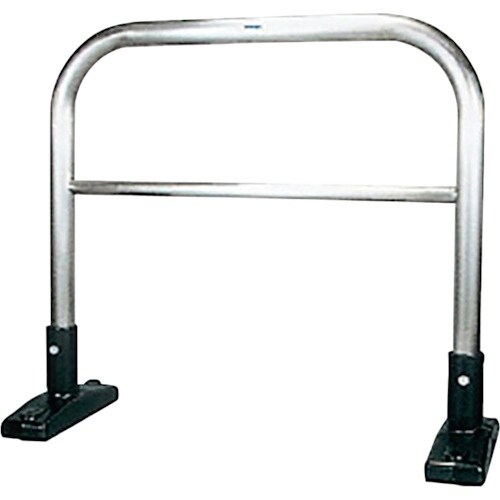 カネソウ 車止め アーチ型 横バー付 ステンレス製