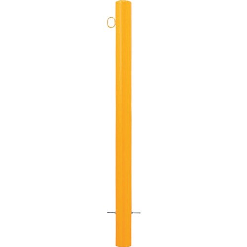 カネソウ 車止め スチール製 焼付塗装 固定式 先