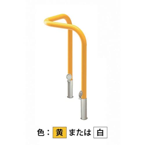 カネソウ 車止め コーナー型 スチール製 焼付塗装