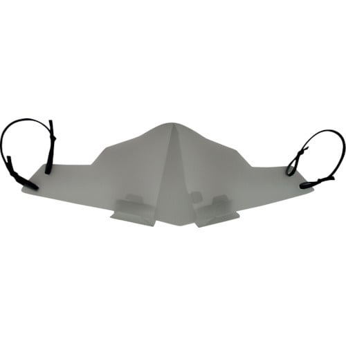 ISB まるみえマスク(半透明グレーLサイズ)