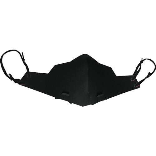 ISB まるみえマスク(黒Lサイズ)