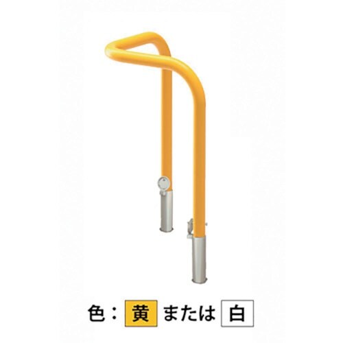 カネソウ 車止め コーナー型 スチール製 焼付塗装