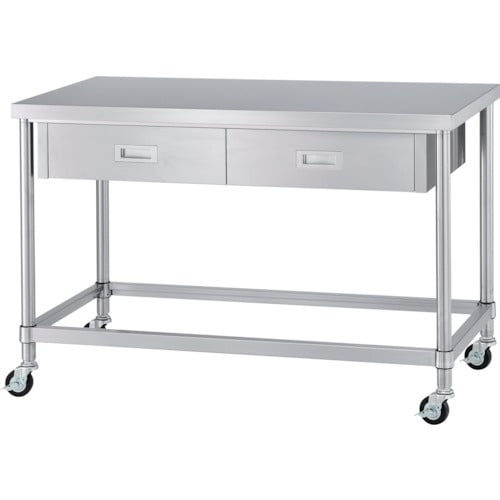 シンコー ステンレス(SUS430)作業台片面引出