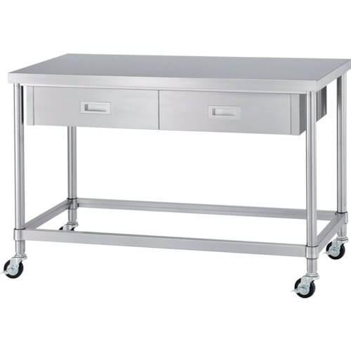 シンコー ステンレス(SUS430)作業台片面引出