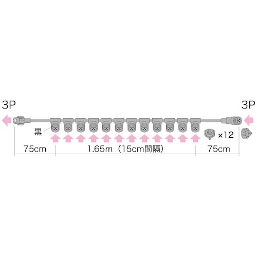 JEFCOM ストリングベース(交互点滅型)