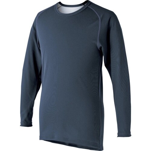 テイケン クールシステム冷感長袖インナーブルーグレ