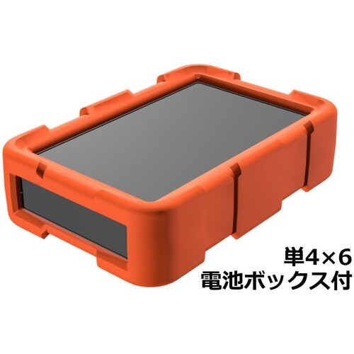 タカチ 耐衝撃シリコンカバー付プラスチックケース