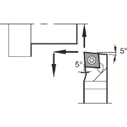 京セラ 外径・端面加工用スモールネガホルダ 自動盤