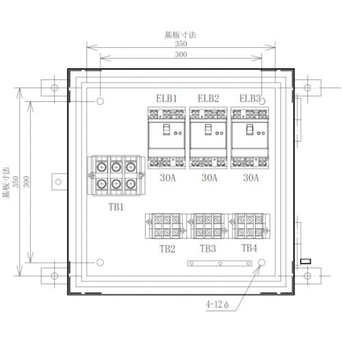 セフティー 仮設分岐盤 SP−E3A 3回路(30