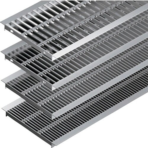 カネソウ ステンレス製グレーチング 滑り止め模様付