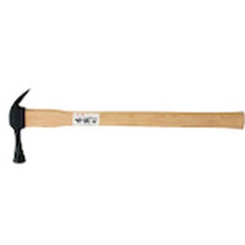王将 本職用仮枠ハンマー(木柄)450mm止無小
