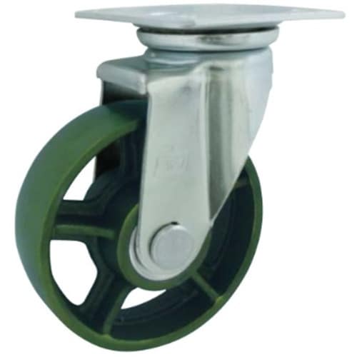 ヨドノ 鋳鉄車輪(ベアリング入) プレス製自在金具