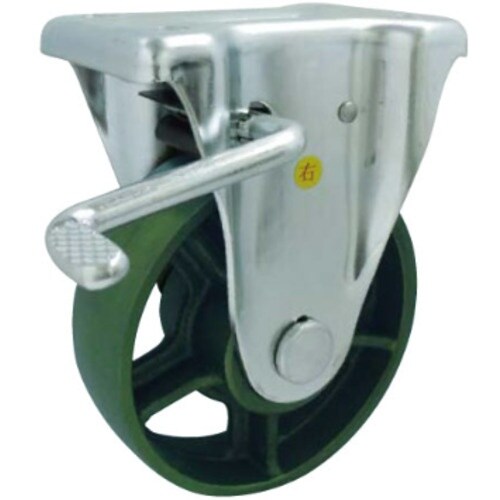 ヨドノ 鋳鉄車輪(ベアリング入) プレス製固定金具