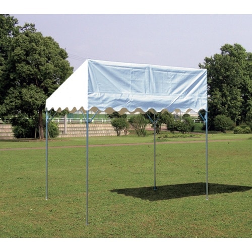 ゴトー 集会用テント 片流れテント 白天幕 1間x