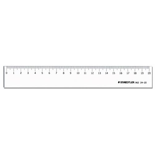 ステッドラー 716700) 直線定規・片側目盛り