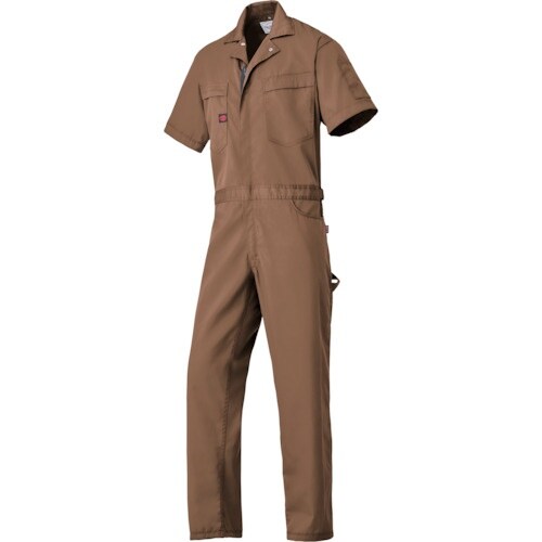 AUTO−BI 半袖つなぎ服6401−017ブラウ