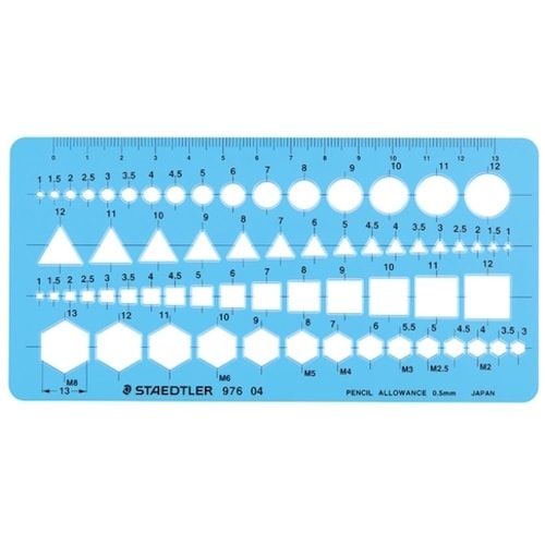 ステッドラー 722404)テンプレート 組合せ定