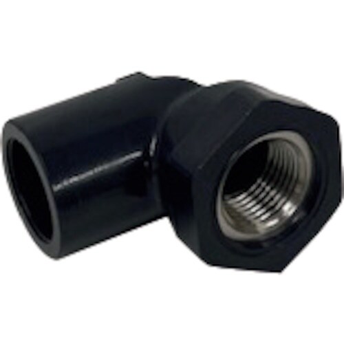 エスロン PVC SUSインサート給水栓エルボ16