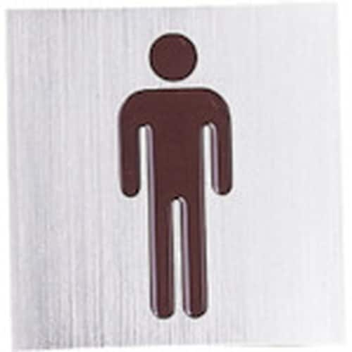 光 サインプレート 男 ブラウン