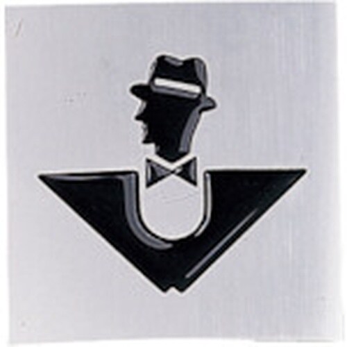 光 サインプレート 男 ブラック