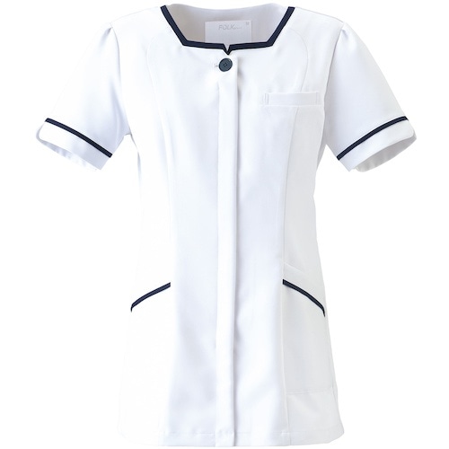 FOLK チュニック ホワイトXネイビー 4L