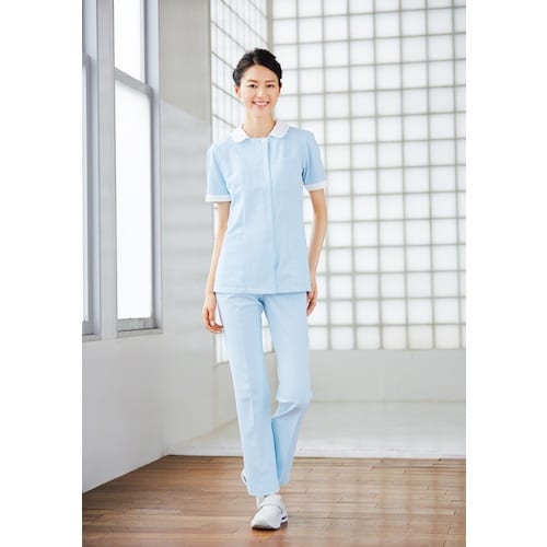 FOLK ストレートパンツ サックス L