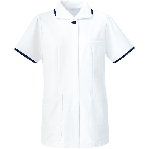 FOLK チュニック ホワイト×ネイビ M