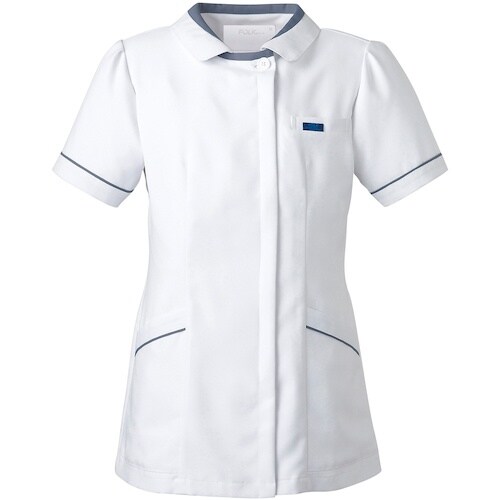 FOLK チュニック ホワイト×グレー LL