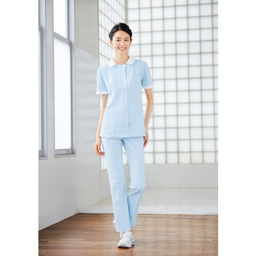 FOLK ストレートパンツ サックス LL