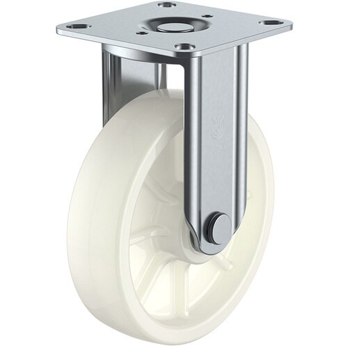 ユーエイ プレート式 固定 キャスター ナイロン