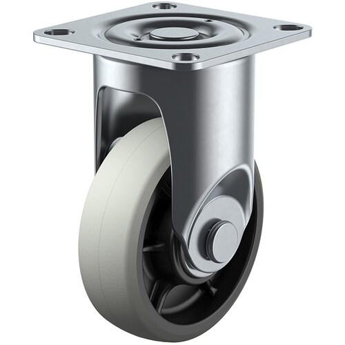 ユーエイ プレート式 固定 キャスター ウレタン