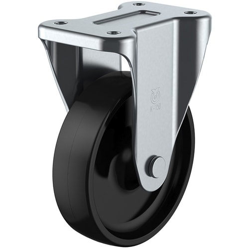 ユーエイ プレート式 固定 キャスター フェノール